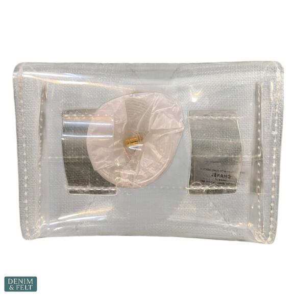 Chanel Makeup Clear Mini Belt Bag Transparent PVC Pouch Bum Bag Rare ~ NEW!! - Picture 3 of 14